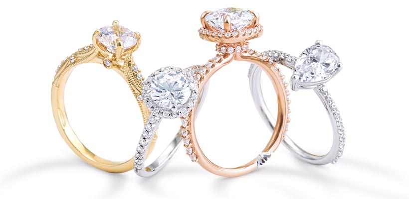 Elegant Diamond Rings at Carter