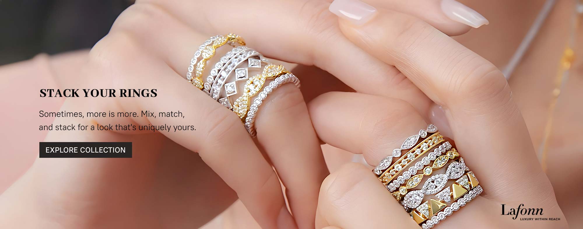 Lafonn Stackable Rings at Carters Diamond Jewelers
